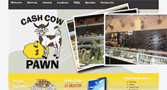 Desktop Screenshot of cashcowpawn.com